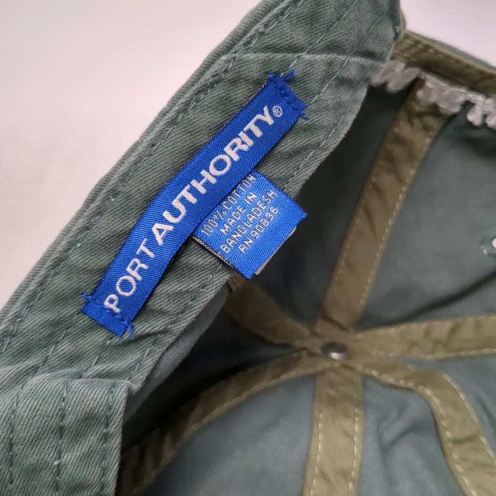 Port Authority Baseball Cap Green One Size nature 06.23.18 Slideback Cotton Hat